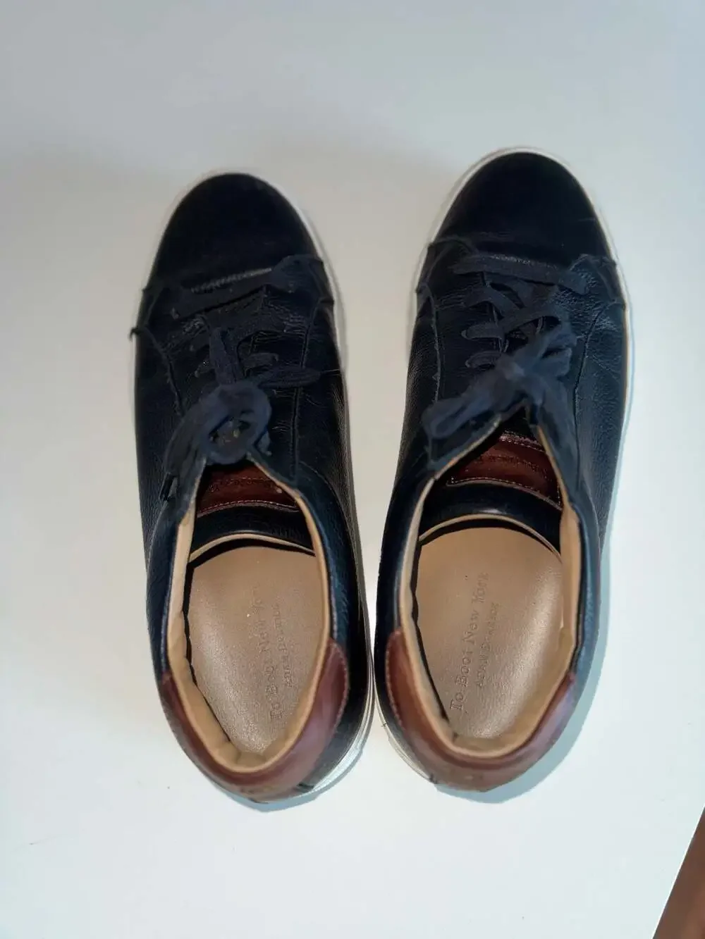 To Boot New York Devin Leather Sneakers Size 11